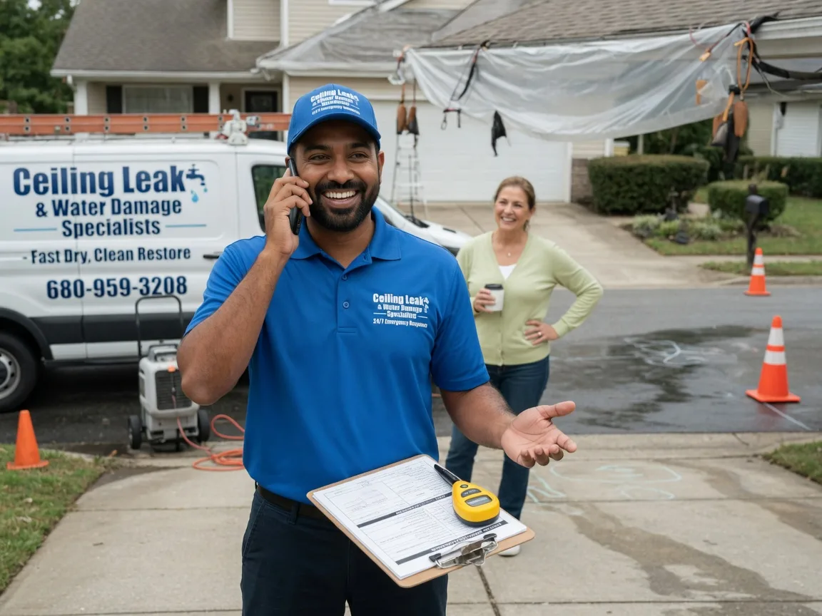 Ceiling Leak Cleanup Bessemer, MI FAQs
